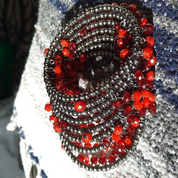 Coil Beaded Bangle - Picture 5 of 5